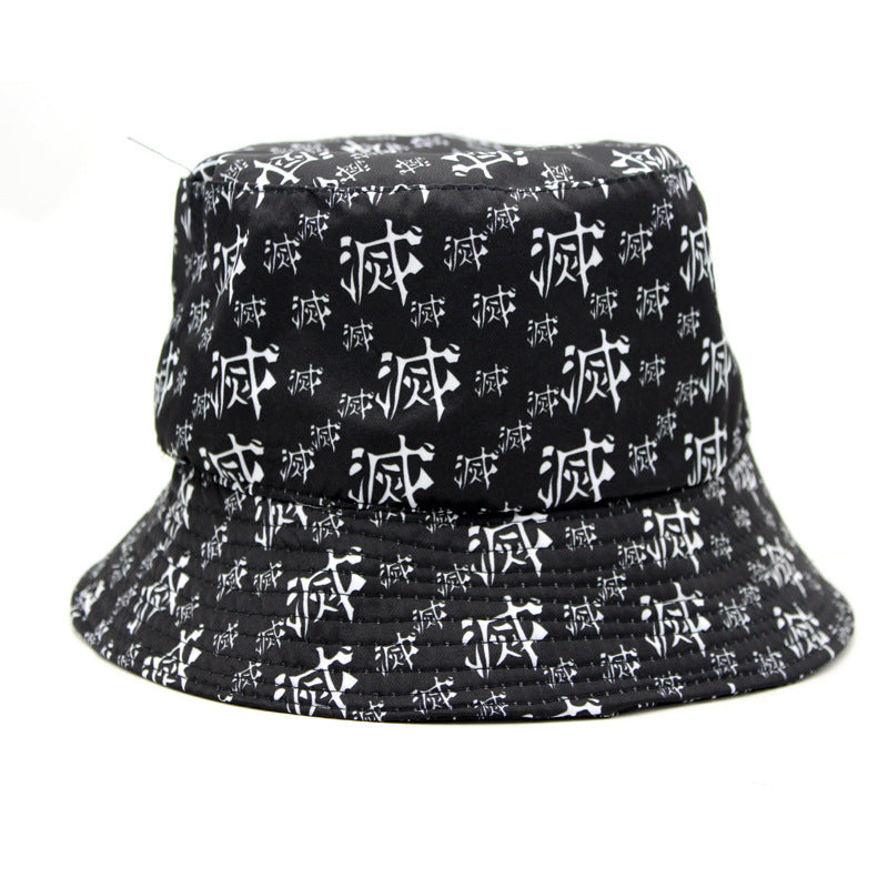 Wholesale Printed bucket hat Japanese style sun bucket hat